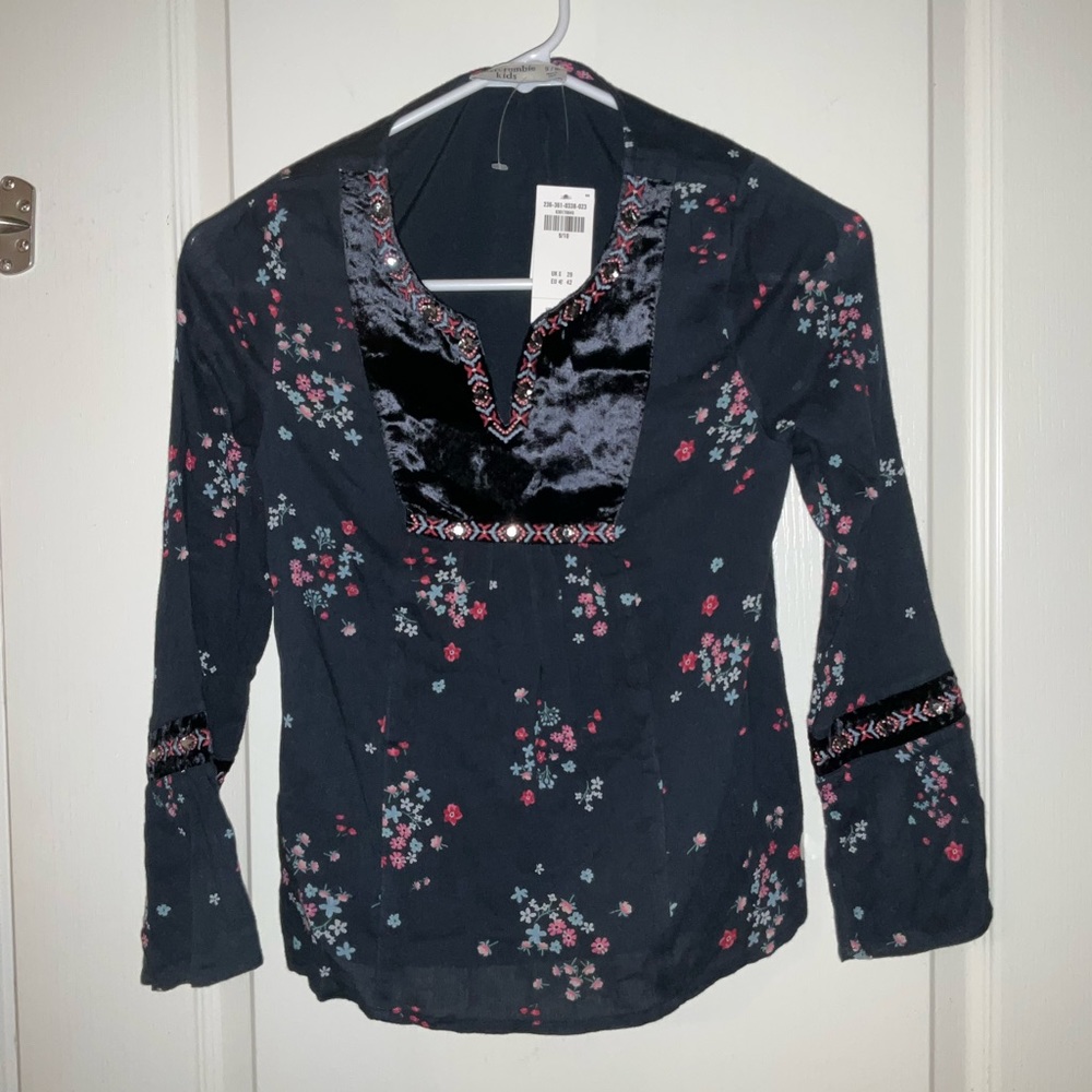 Girl's Floral Abercrombie Kids Top